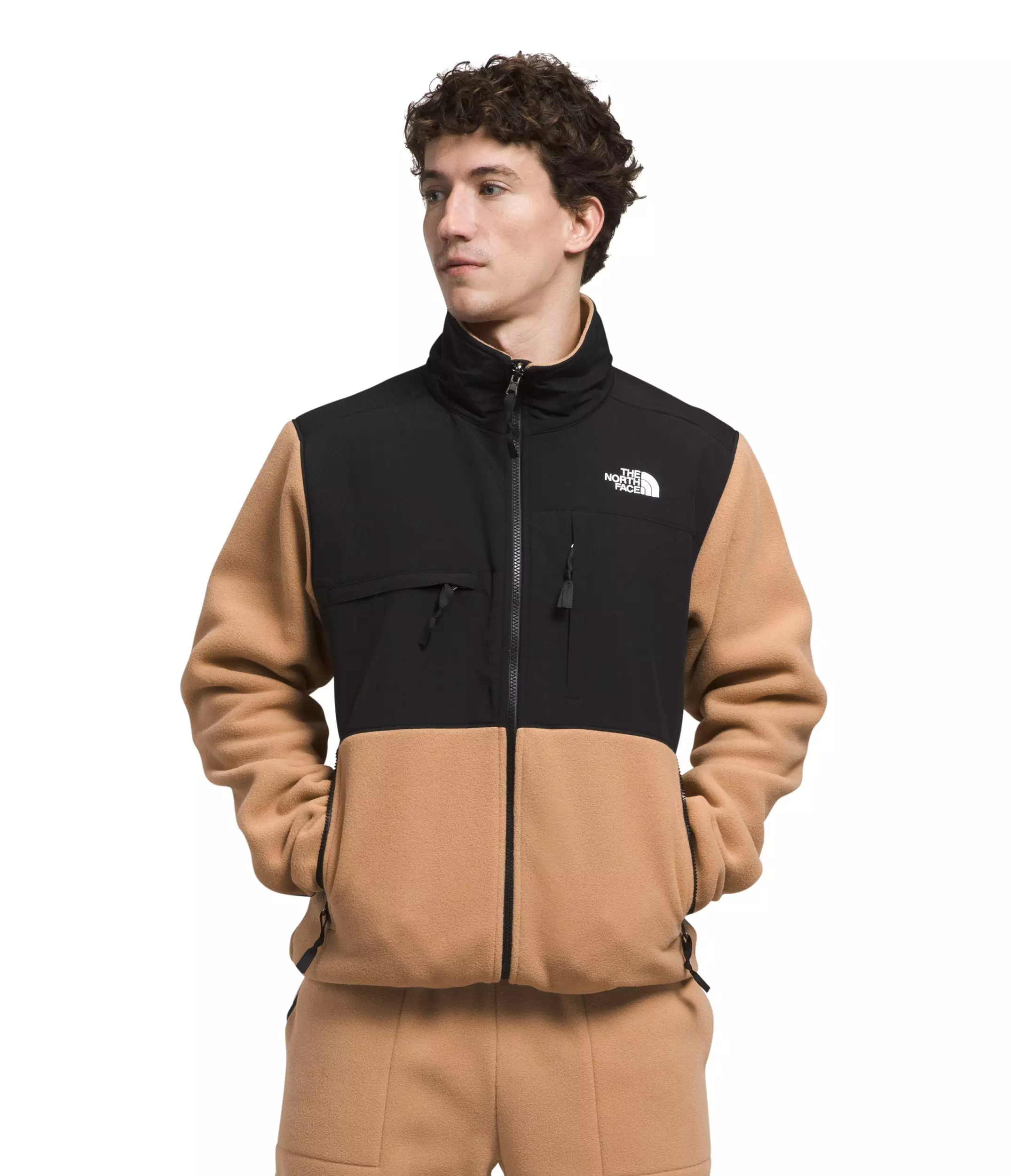 North face cheap denali brown